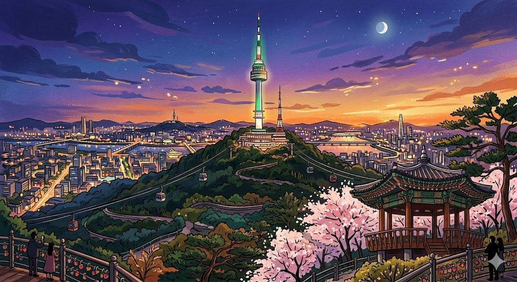 Namsan Park: Your Easy First Hike in Seoul!