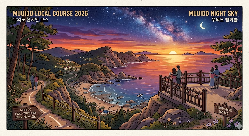 무의도 숨은 명소 2026: 현지인 추천 밤하늘 & 일몰 코스