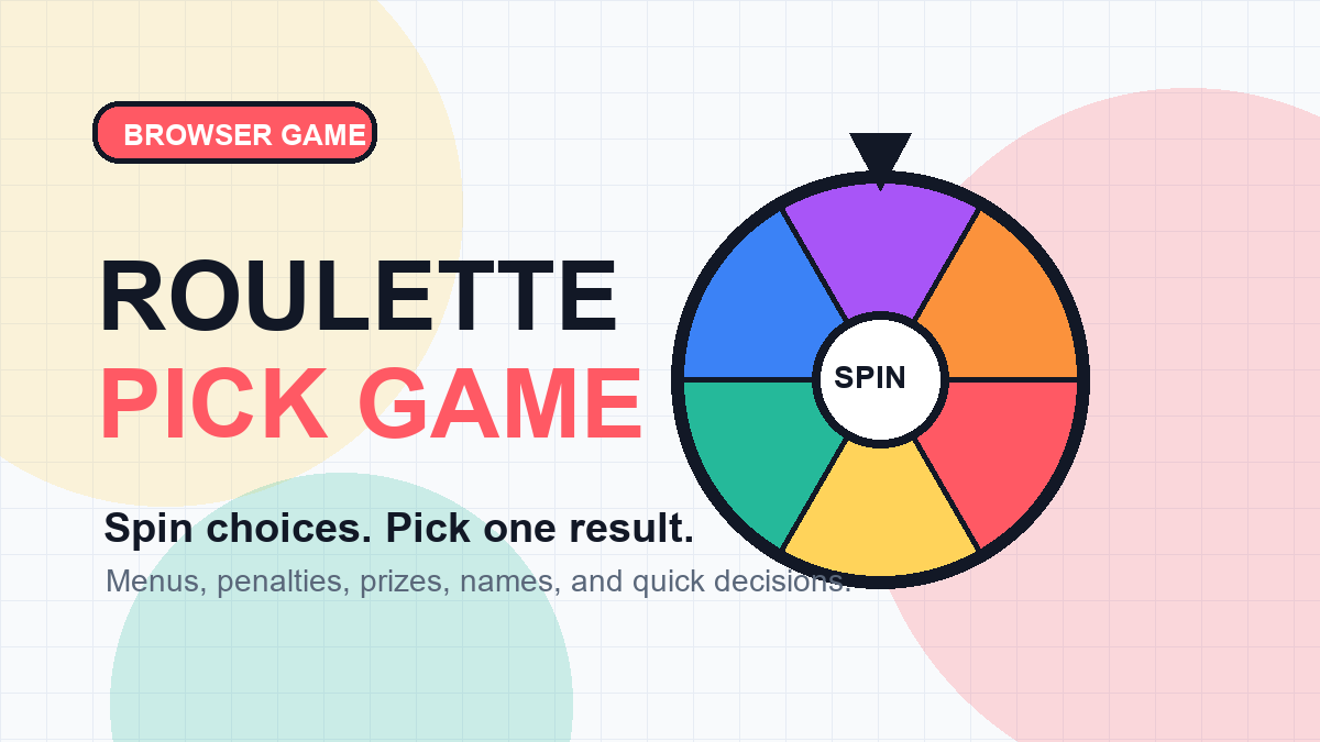 Roulette Pick Game browser game thumbnail